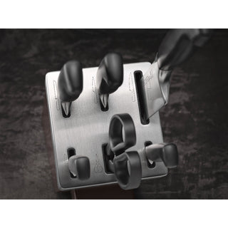 Zwilling Ceppo di Coltelli 7 Pezzi Four Star in Legno Grigio
