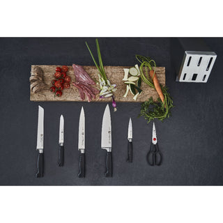 Zwilling Ceppo di Coltelli 7 Pezzi Four Star in Legno Grigio