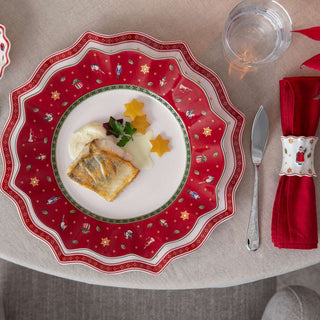 Villeroy & Boch Toy's Delight Set 4 Portatovaglioli in Porcellana