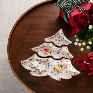 Villeroy & Boch Toy's Delight Set 3 Ciotole Albero in Porcellana