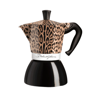 Bialetti Moka Induction Leopardo 6 Tazze Dolce&Gabbana