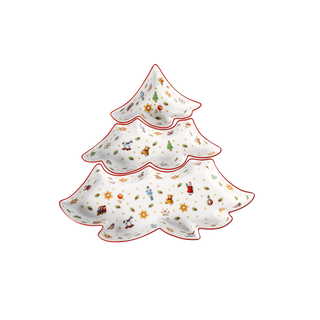 Villeroy & Boch Toy's Delight Set 3 Ciotole Albero in Porcellana