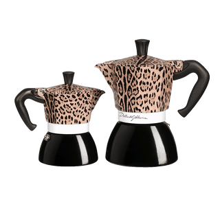 Bialetti Moka Induction Leopardo 4 Tazze Dolce&Gabbana