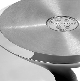 Barazzoni Batteria di Pentole 9 Pezzi Cuocimania in Acciaio Inox