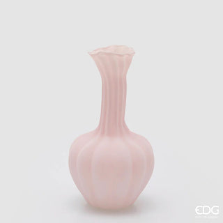 EDG Enzo De Gasperi Vaso Flow Sinuoso H31 cm Rosa