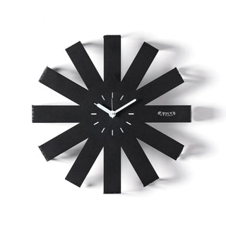 Arti e Mestieri Orologio Da Parete Lumor Nero e Bianco Marmo D37.5 cm