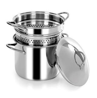 Barazzoni Pentola Cuocipasta in Acciaio inox 6 litri 22 cm