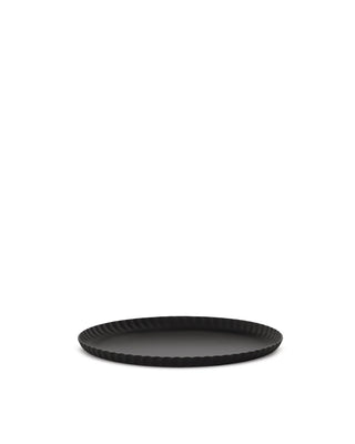 Alessi Vassoio Pleats in Acciaio Inossidabile D23 cm Nero