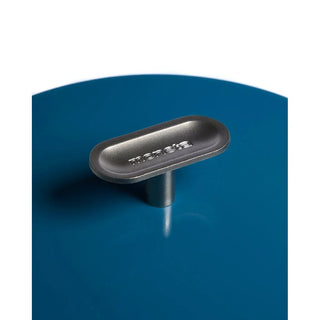 Moneta Wok in Finegres con coperchio PFAS PTFE PFOA NICHEL FREE 151 Blue Grace 24 cm