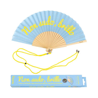 Fisura Yo No Sudo Brillo Glow-in-the-Dark Wooden Fan