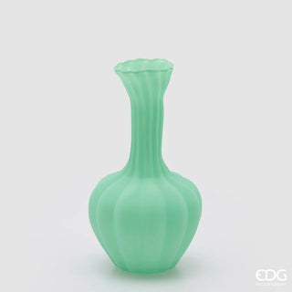 EDG Enzo De Gasperi Vaso Flow Sinuoso H31 cm Verde