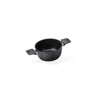 Moneta Magnolia Cookware Set 8 Piece Stone Black