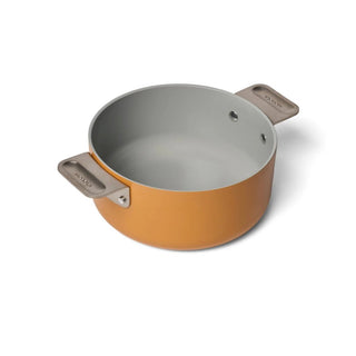 Moneta Casseruola con Coperchio Yellow Gold 151 PFAS PTFE PFOA NICHEL FREE 24 cm