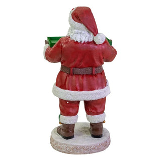 Fade Babbo Natale con Vassoio in Resina H53 cm