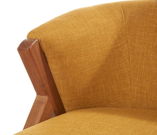 L'Oca Nera Poltroncina 68x72xh70 cm in Legno Massello Giallo