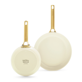 GreenPan Batteria di Pentole 10 Pezzi Padova Antiaderente Cream White