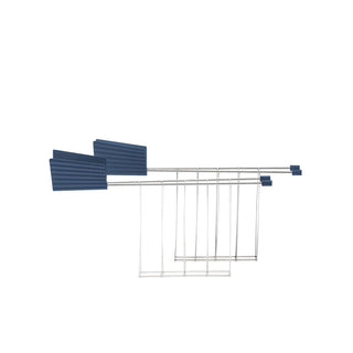 Alessi 2er-Set Toasterzangen, Plisseeblau