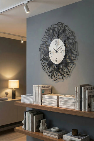 Arti e Mestieri Orologio Da Parete Particolare Linea D69 cm Nero e Miele