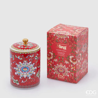 EDG Enzo de Gasperi Candela Profumata Ming Rossa H14 D9 cm