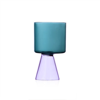 Ichendorf Milano Travasi Bicchiere 35 cl Rosa e Petrolio