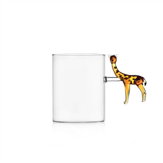 Ichendorf Milano Savannah Tazza Mug Giraffa in Vetro