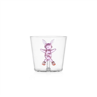 Ichendorf Milano Snow Games Tumbler Coniglio e Pattinaggio sul Ghiaccio in Vetro