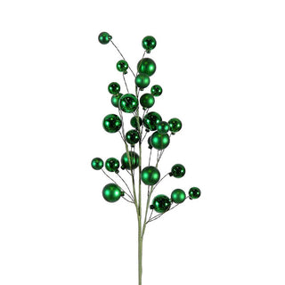 Vetur Künstlicher Weihnachtskugelzweig H79 cm Grün