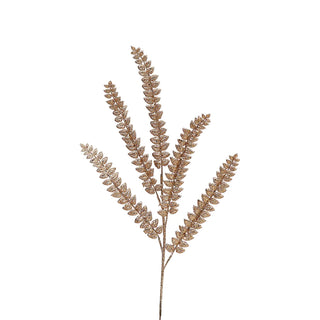 Vetur Ramo Artificiale Natalizio Foglie Dorate Spray H87,5 cm