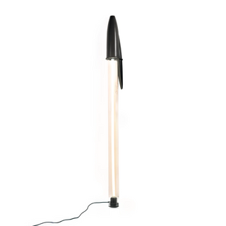 Seletti Lampada Bic Designer Mario Paroli 178 cm Nera