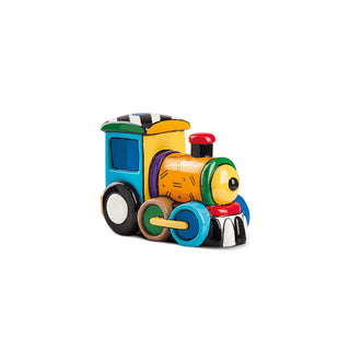Egan Britto Trenino in Ceramica 8 cm