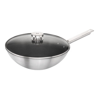 Zwilling Wok con Coperchio Joy Plus D30 cm in Acciaio Inossidabile