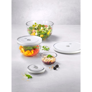 Zwilling Set 3 Ciotole Sottovuoto Fresh and Save Bowls in Vetro Misure S M L