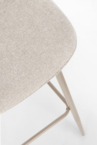 Andrea Bizzotto Sgabello da interni Irelia Tortora e Beige H102 cm