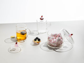 Ichendorf Milano Patisserie Scatola Charlotte con Mora in Vetro Borosilicato