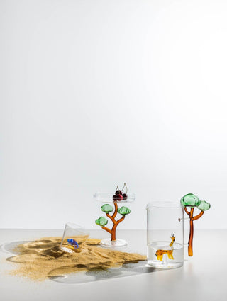 Ichendorf Milano Savannah Tazza Mug Giraffa in Vetro