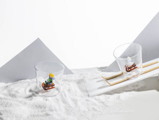 Ichendorf Milano Snow Games Tumbler Bambino e Slittino in Vetro