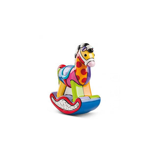 Egan Britto Cavallo a Dondolo in Ceramica 15 cm