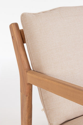 Andrea Bizzotto Offerta Salotto e 2 Lettini da esterno Danubio in Legno d'Acacia 6 Pezzi