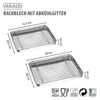 Gefu Vassoio con Griglia di raffreddamento Variado 31.5 cm