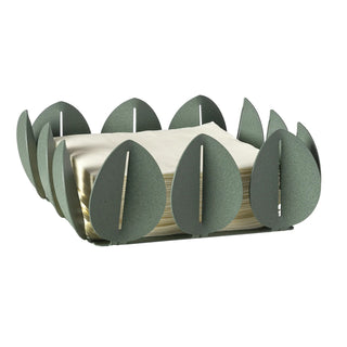 Arti & Mestieri Portatovaglioli Ficus in Metallo Verde Salvia