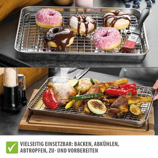 Gefu Vassoio con Griglia di raffreddamento Variado 31.5 cm