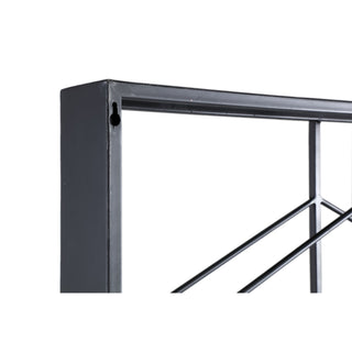 PTMD Collection Portabottiglie Zalig in Ferro Nero L120x65 cm