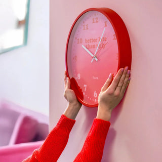 Fisura Orologio da Parete Better Late Than Ugly D35 cm