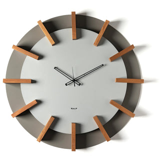 Arti e Mestieri Orologio Da Parete Timon D70 cm Fango e Alluminio