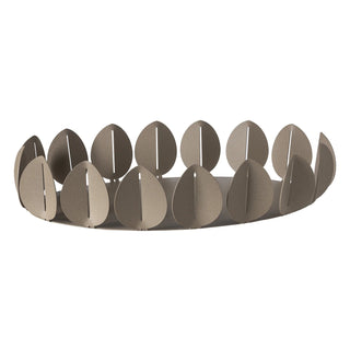 Arts &amp; Crafts Ovales Tablett Ficus Beige 47x29 cm 