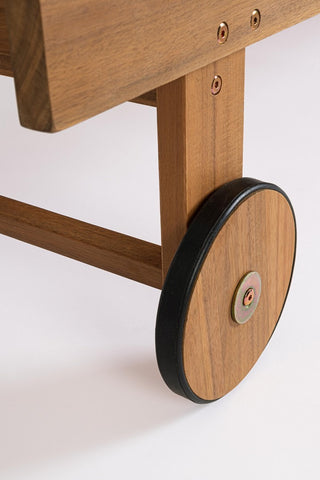 Andrea Bizzotto Offerta Salotto e 2 Lettini da esterno Danubio in Legno d'Acacia 6 Pezzi