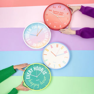 Fisura Orologio da Parete Better Late Than Ugly D35 cm