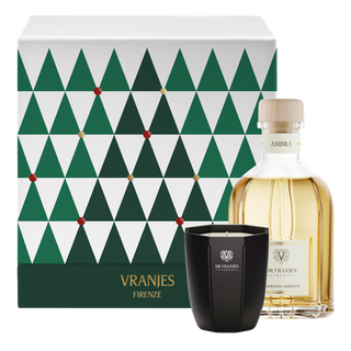 Dr Vranjes Gift Box Fragranza Ambra 250 ml con Candela 80g