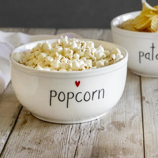 Simple Day Pop Corn Salad Bowl D20 cm in Stoneware