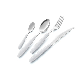 Eme Posaterie 24-piece Cutlery Set True in White Steel
